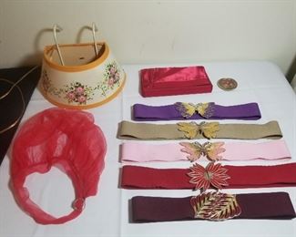 Hanging Vanity Light/Vintage Belts