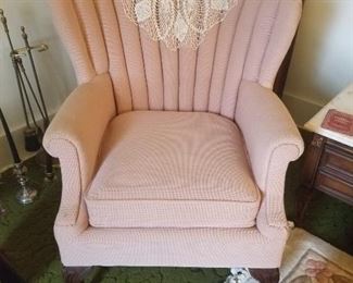 vintage Shell Back Arm chair