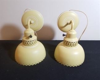 Two Vintage Scounce Lamps