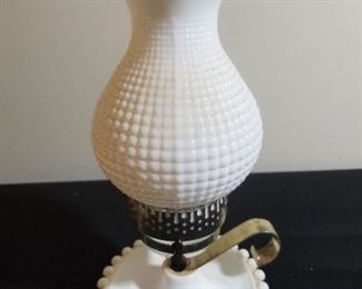 Vintage Milkglass Lamp