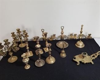 Assortment of Brass-like Items