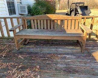 Wood Bench