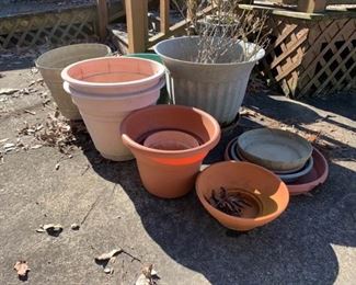 Assortment of Pots