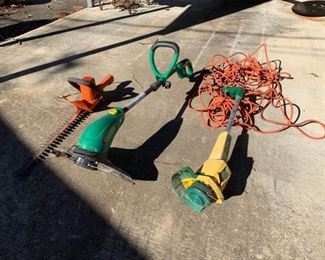 Weed Eater and Hedge Trimmer