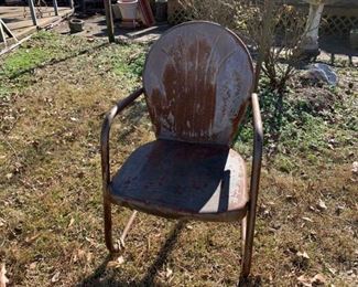 Vintage Metal Patio Chair