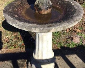 Concrete Birdbath