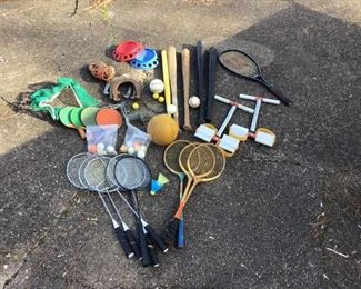 Assortment of Outdoor Activity Games