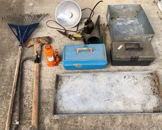Assortment of Farm Tools, etc.