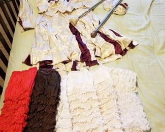 Majorette Outfit with Batons and Bloomers