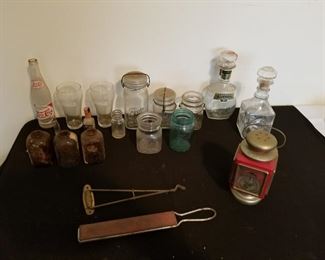 Assortment of Vintage Bottles