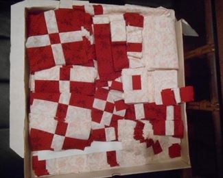 The tedious work is done for you.  Just sew and quilt.  Yes, there's much to do, but I know from sewing quilts, this part is equally time-consuming.