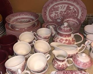 Churchill “Red Willow” dishware