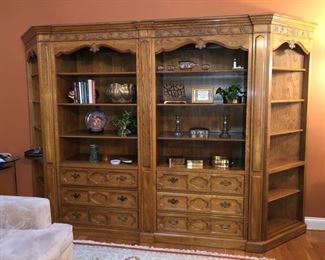 Hickory Manufacturing wall unit (most of the decor shown here has been sold)