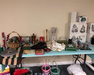 Christmas miscellaneous and Department 56 houses