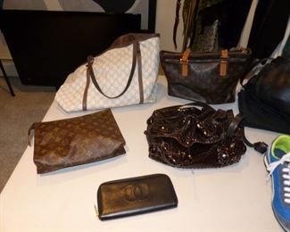 Authentic Gucci bag, Louis Vuitton bags, Chanel wallet