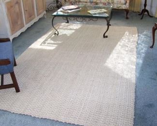 Sizel rug in sunroom