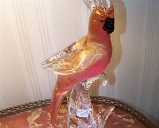 Murano glass bird