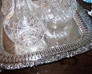 Outstanding silverplate tray