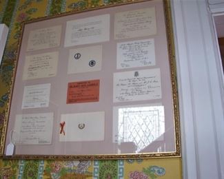 Commemorative pieces from Queen Elizabeth Corronation
