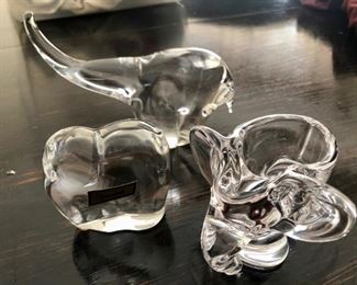 3 Crystal Elephants - Baccarat https://ctbids.com/#!/description/share/316192