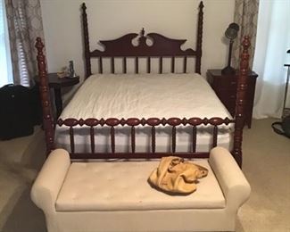 QUEEN SIZE Lillian Russell bedroom suite with lingerie chest and three drawer night stand