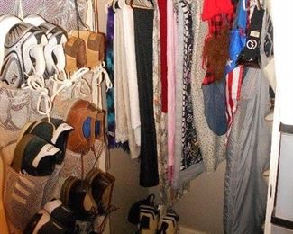 men's shoes, linens, scarves, misc.