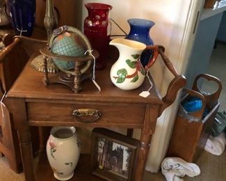 Accent tables, home decor, lamp, etc.