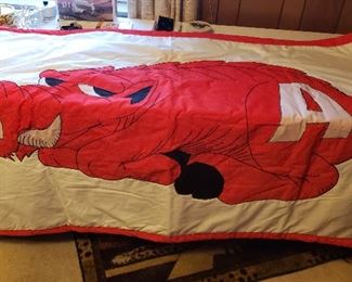 Razorback handmade quilt