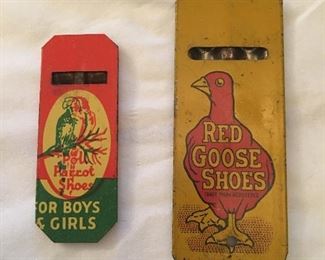 Poll parrot shoes advertising 
Red Goose shoes advertising 