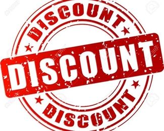 Wednesday is Discount Day!