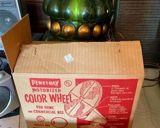 Vintage color wheel
