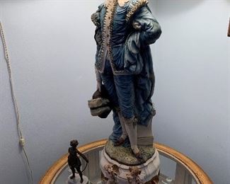 AZZOLIN 1965 Monumental Statuary Lamp (Thomas Gainsborough's Blue Boy)