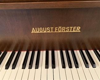 August Forster Grand Piano with Pianocorder