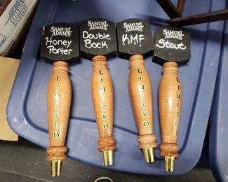 (4) Samuel Adams Beer tap handles