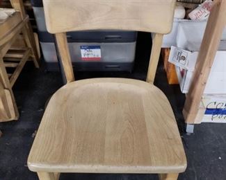 (50) Vintage Natural wood library chairs