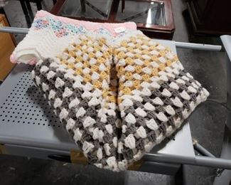 Handmade crocheted pancho