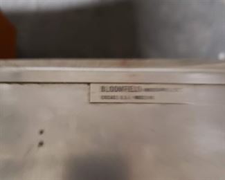 Bloomfield Stainless Steel Portable Ice Bin on Wheels