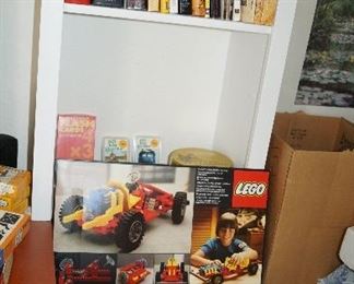 Legos, books