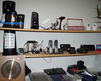 electronics, coffee maker, clocks, Roomba (2 of 2)
