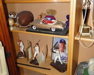 Baseball figurines balls etc