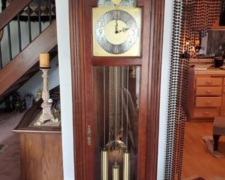 Grandfather clock in excellent condition. Paperwork on clock is available.
