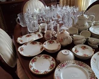 Beautiful china dishes.