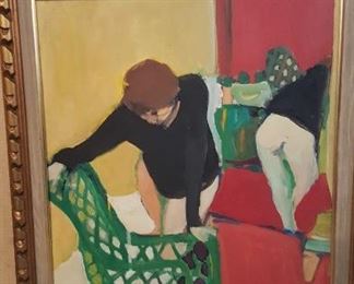 Tadashi Asoma 1967 Oil on Canvas