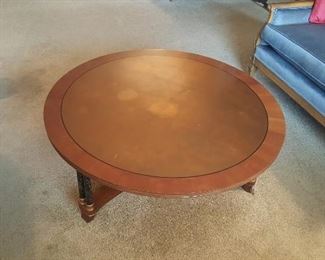 Mid-Century Modern Round coffee table - 40" round