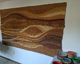 This is an original Romeo Reyna Fiber Tapestry!  