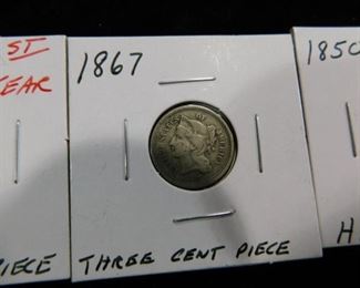 1867 Three cent piece