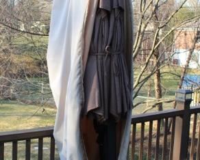 Very large umbrella.  