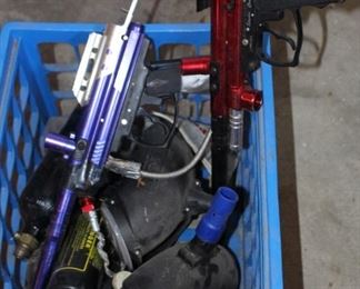 Paintball guns and accessories