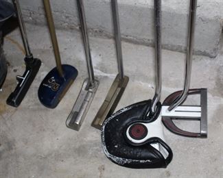 Variety of putters 