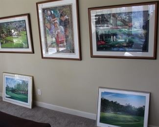 Lots of golf prints.  
